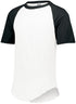Augusta Sportswear Youth Short Sleeve Baseball Jersey (424), Color 'White/Black'